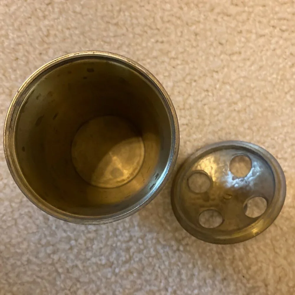 Vintage antique brass